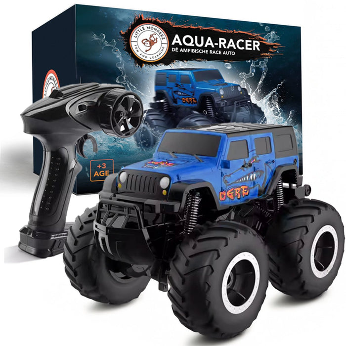 Little Monkeez Aqua-Sand-Racer - Bestuurbare Auto voor Binnen en Buiten met robuuste banden en krachtige RC besturing Race Auto
