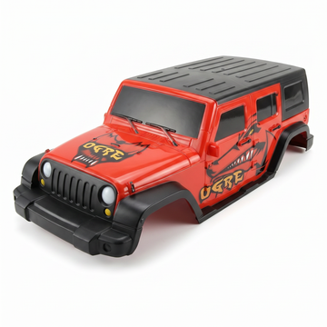 Lava Monster Cover voor Aqua RC Auto – Stoere Rode Monsterlook voor Land & Water