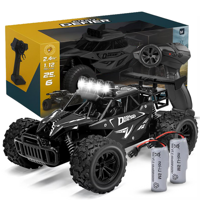 Little Monkeez RC Bestuurbare Auto X15 Beast - 1:16 All-Terrain met led-verlichting en 40+ min speeltijd Race Auto