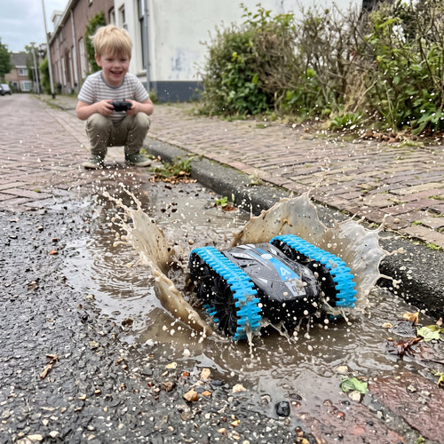 Trail Master bij een waterplas
