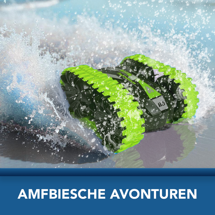 Little Monkeez Trail Master Bestuurbare auto voor buiten waterdicht - Groen met robuuste wielen voor water en ruw terrein Race Auto