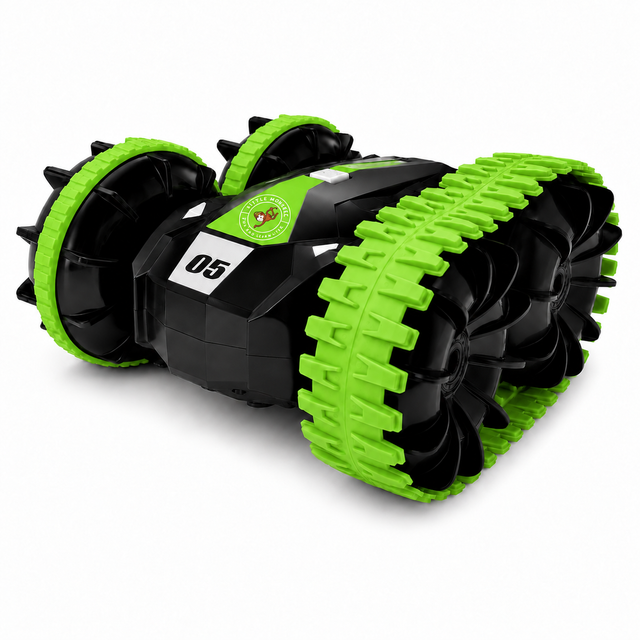 Little Monkeez Trail Master Bestuurbare auto voor buiten waterdicht - Groen — productfoto